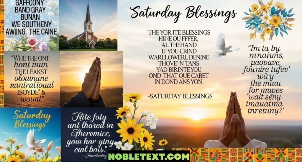 African American Saturday Blessings Quotes Prayers