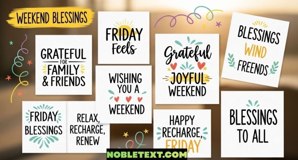 Amazing Weekend Friday Blessings for Family and Friends