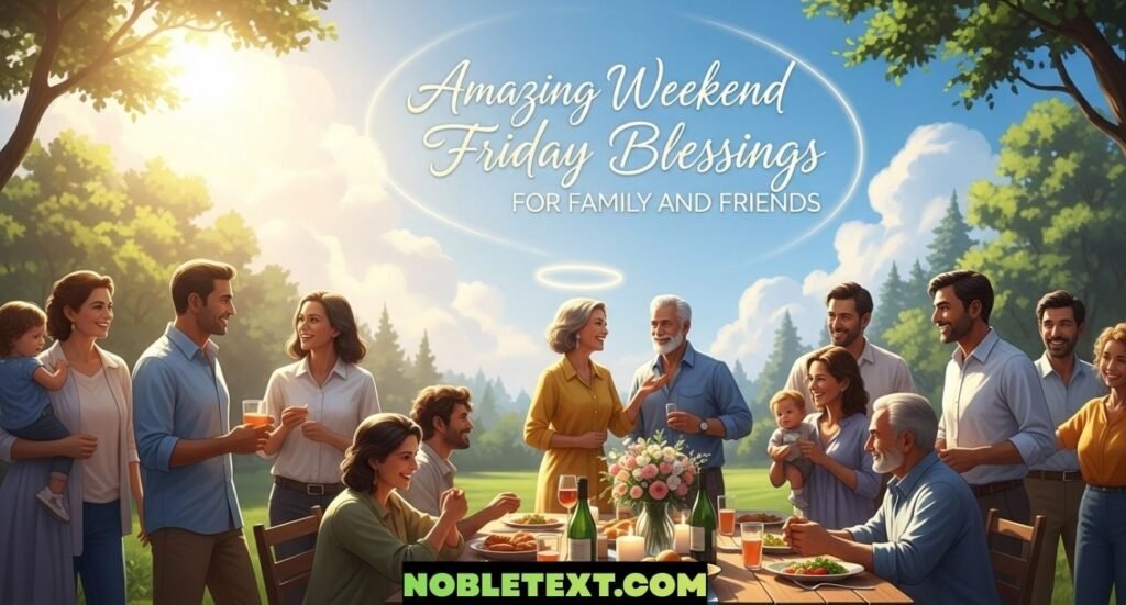 Amazing Weekend Friday Blessings for Family and Friends