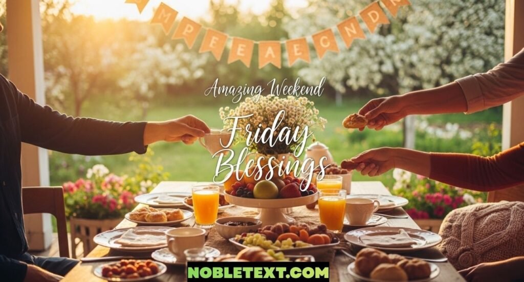 Amazing Weekend Friday Blessings for Family and Friends