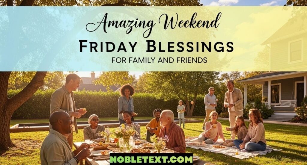 Amazing Weekend Friday Blessings for Family and Friends