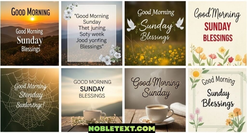 Best Good Morning Sunday Blessings