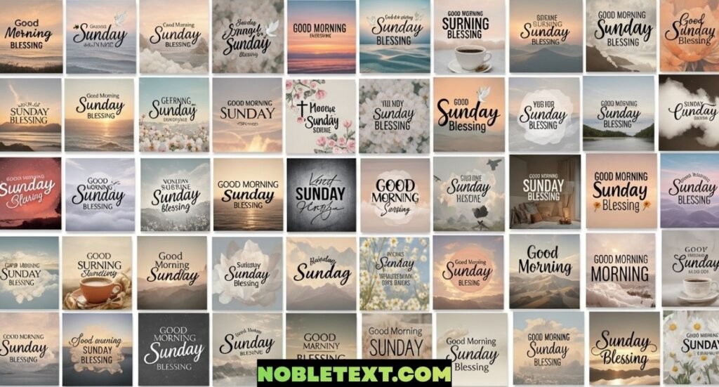 Best Good Morning Sunday Blessings