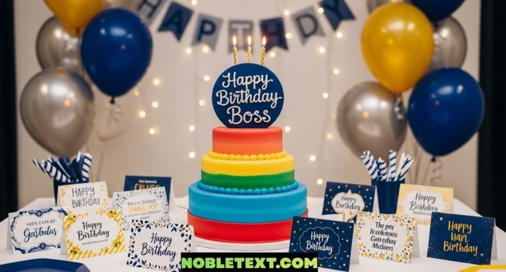 Birthday Wishes for Boss to Build Respectful Relations
