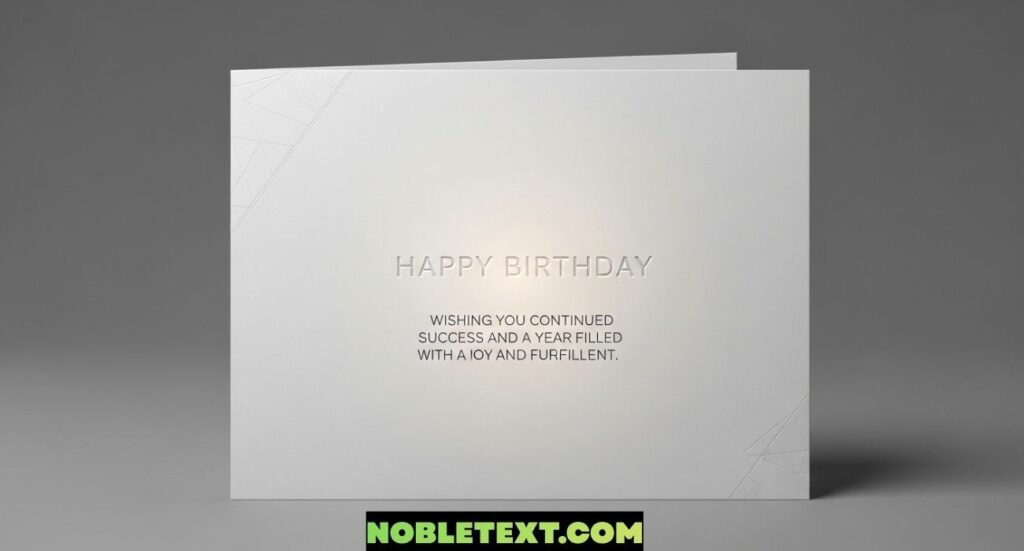 Birthday Wishes for Boss to Build Respectful Relations