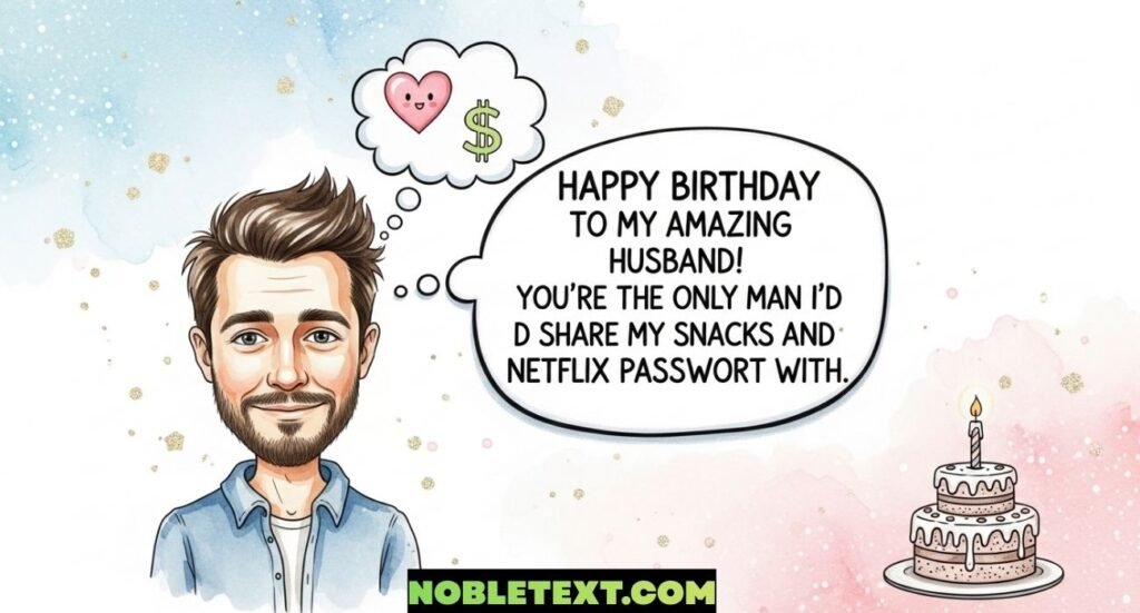 Birthday Wishes for Husband (Funny and Romantic