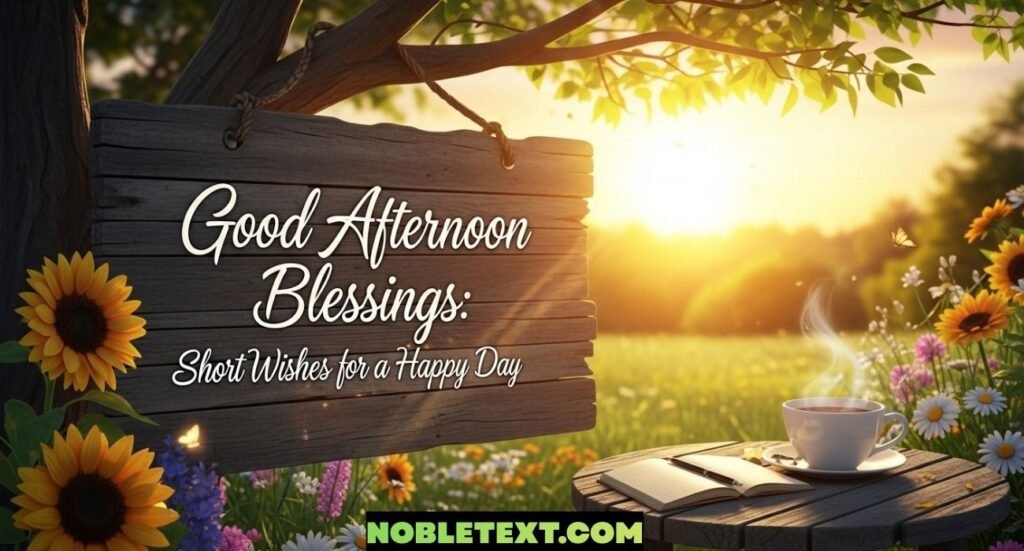 Good Afternoon Blessings