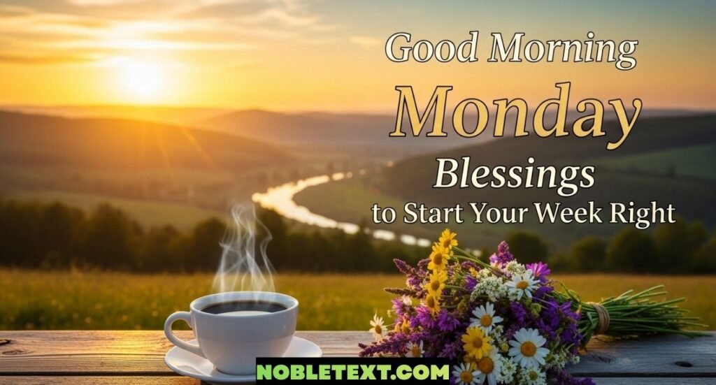 Good Morning Monday Blessings