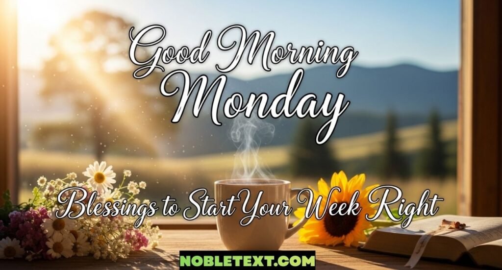 Good Morning Monday Blessings