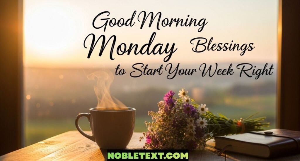 Good Morning Monday Blessings