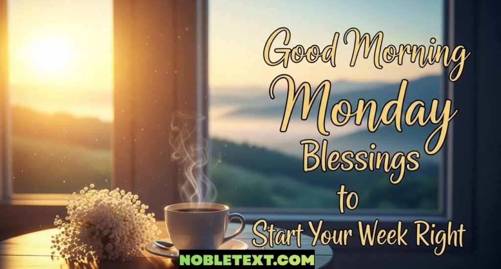 Good Morning Monday Blessings