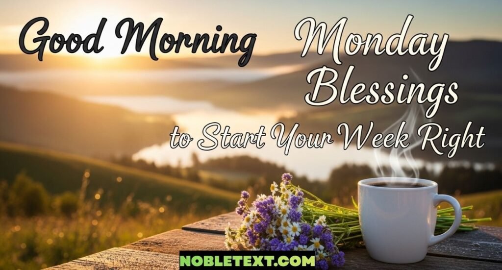 Good Morning Monday Blessings
