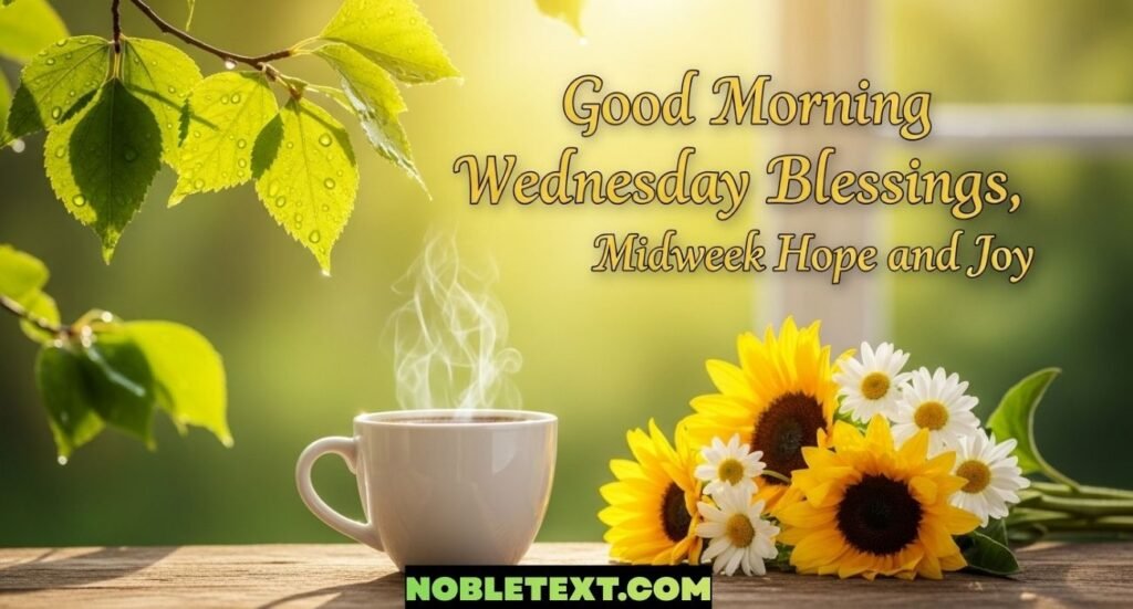 Good Morning Wednesday Blessings