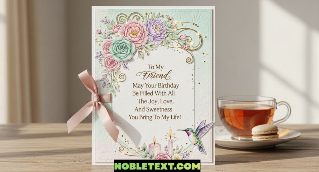 Heartfelt and Sweet Birthday Wishes for a Female Friend