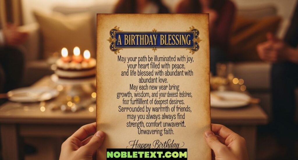 Inspiring Birthday Prayer for Friends and Family