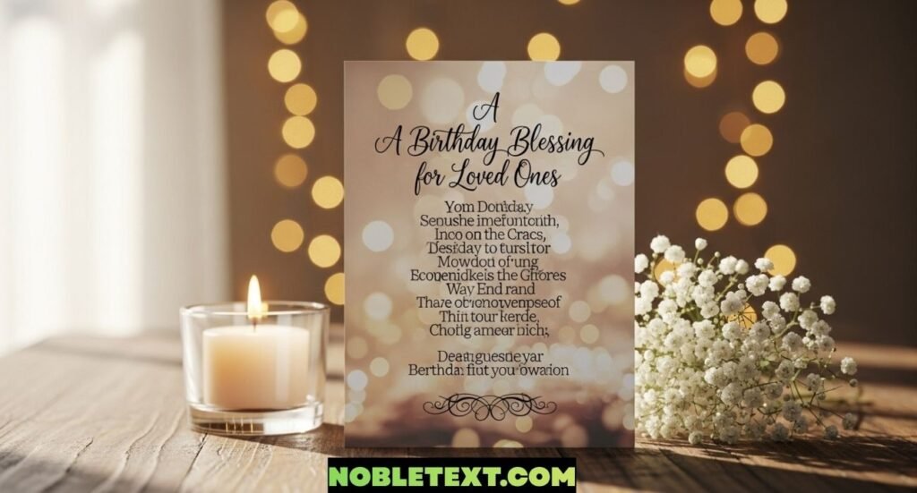 Inspiring Birthday Prayer for Friends and Family