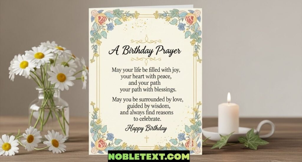 Inspiring Birthday Prayer for Friends and Family