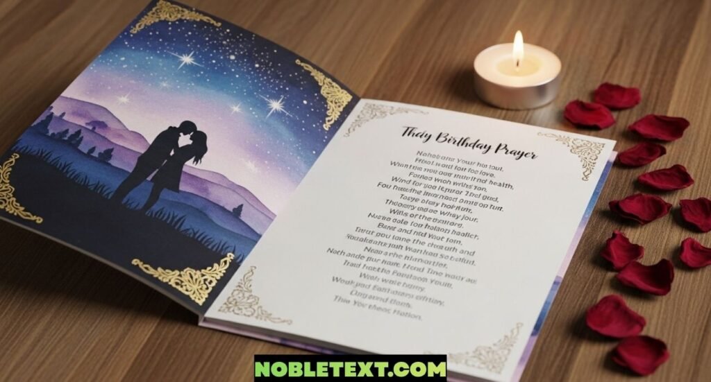 Long Emotional Birthday Prayers for Lover With Feelings