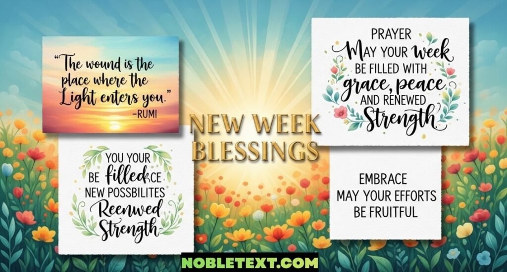 New Week BlessingsNew Week Blessings