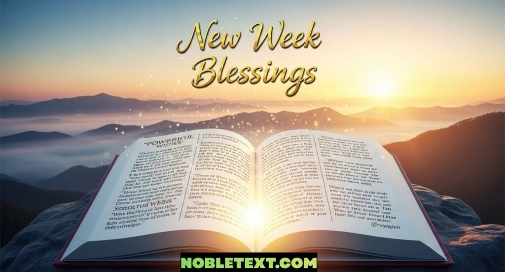 New Week Blessings