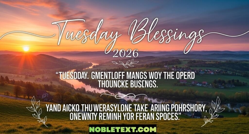 Tuesday Blessings with Quotes to Share and Inspire