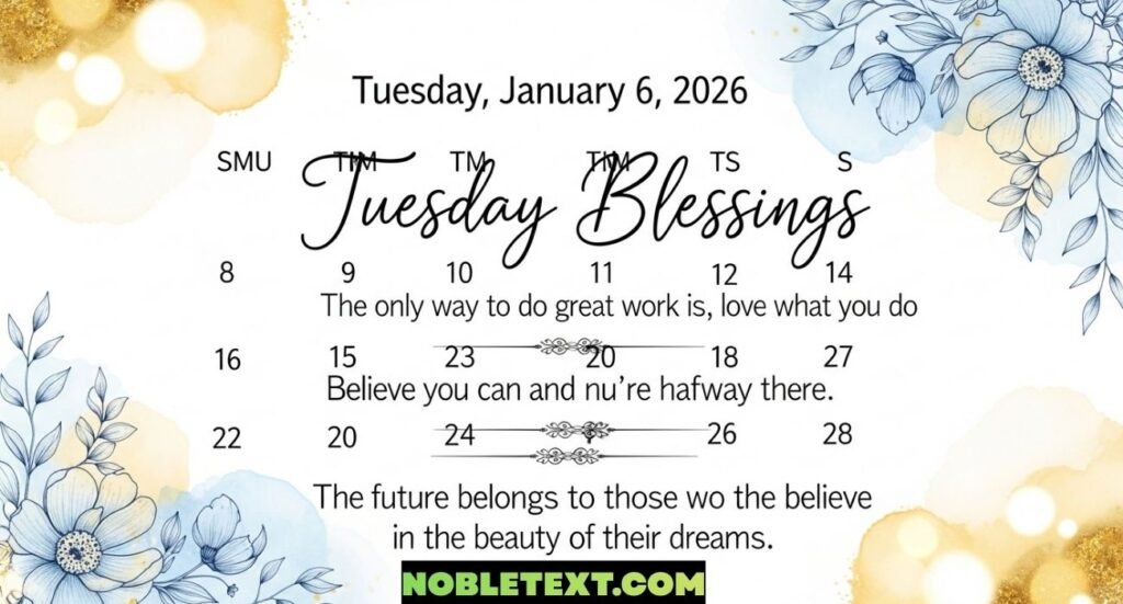 Tuesday Blessings with Quotes to Share and Inspire