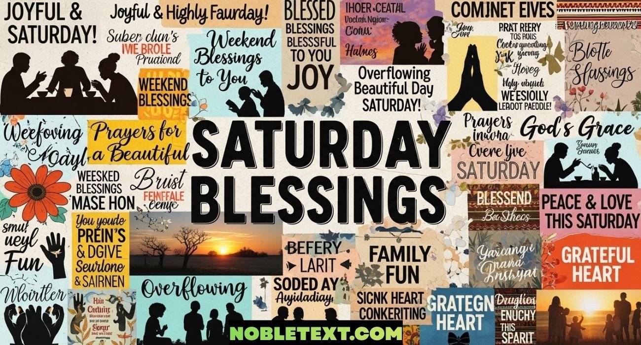 African American Saturday Blessings Quotes Prayers