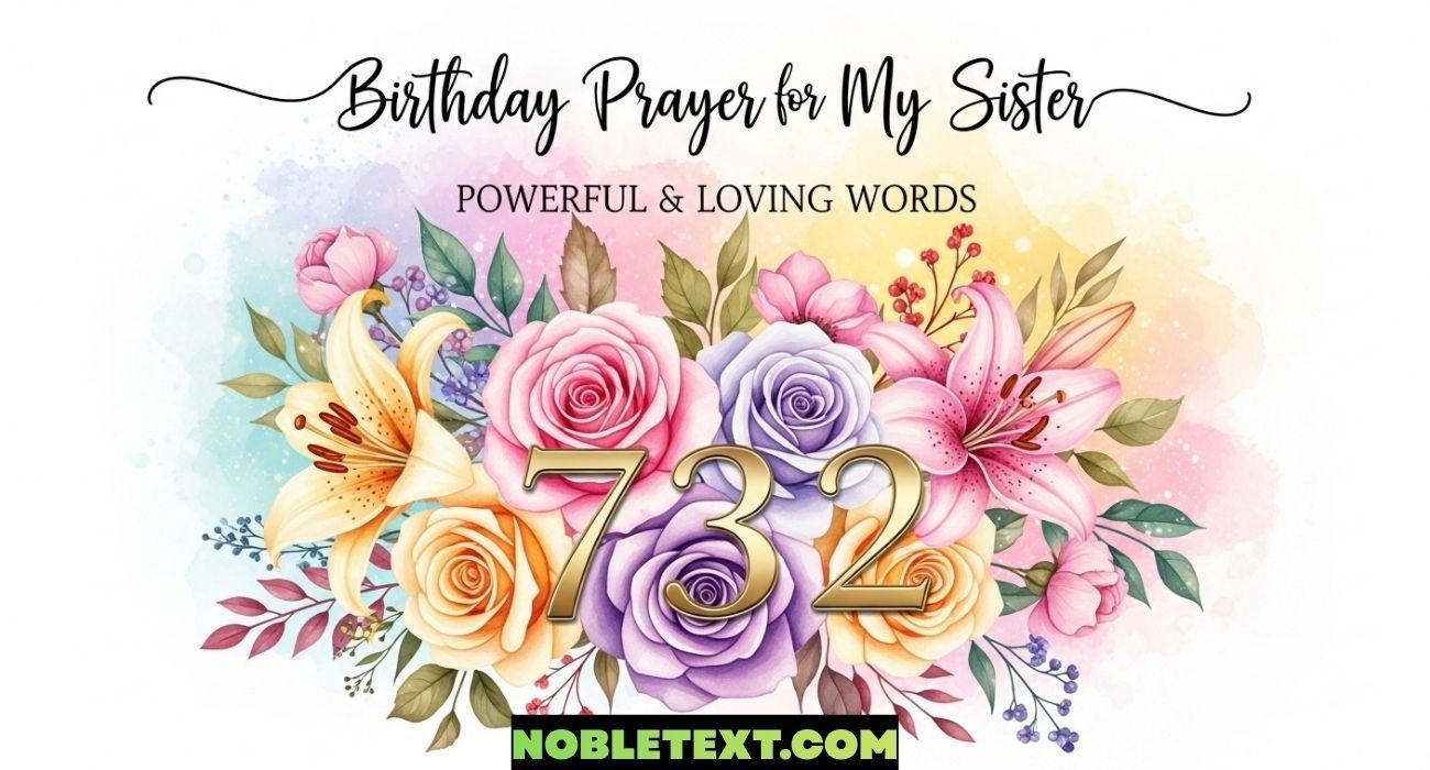 Birthday Prayer for My Sister