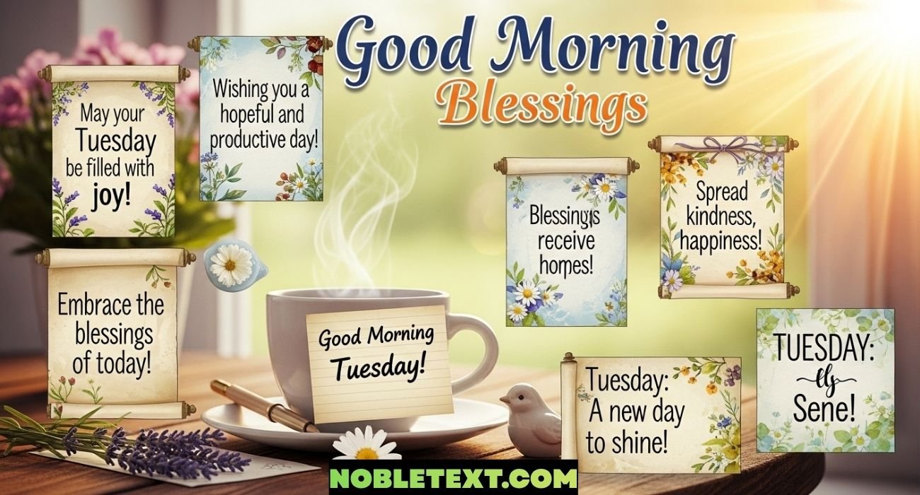 Good Morning Tuesday Blessings