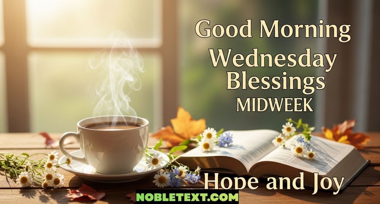 Good Morning Wednesday Blessings