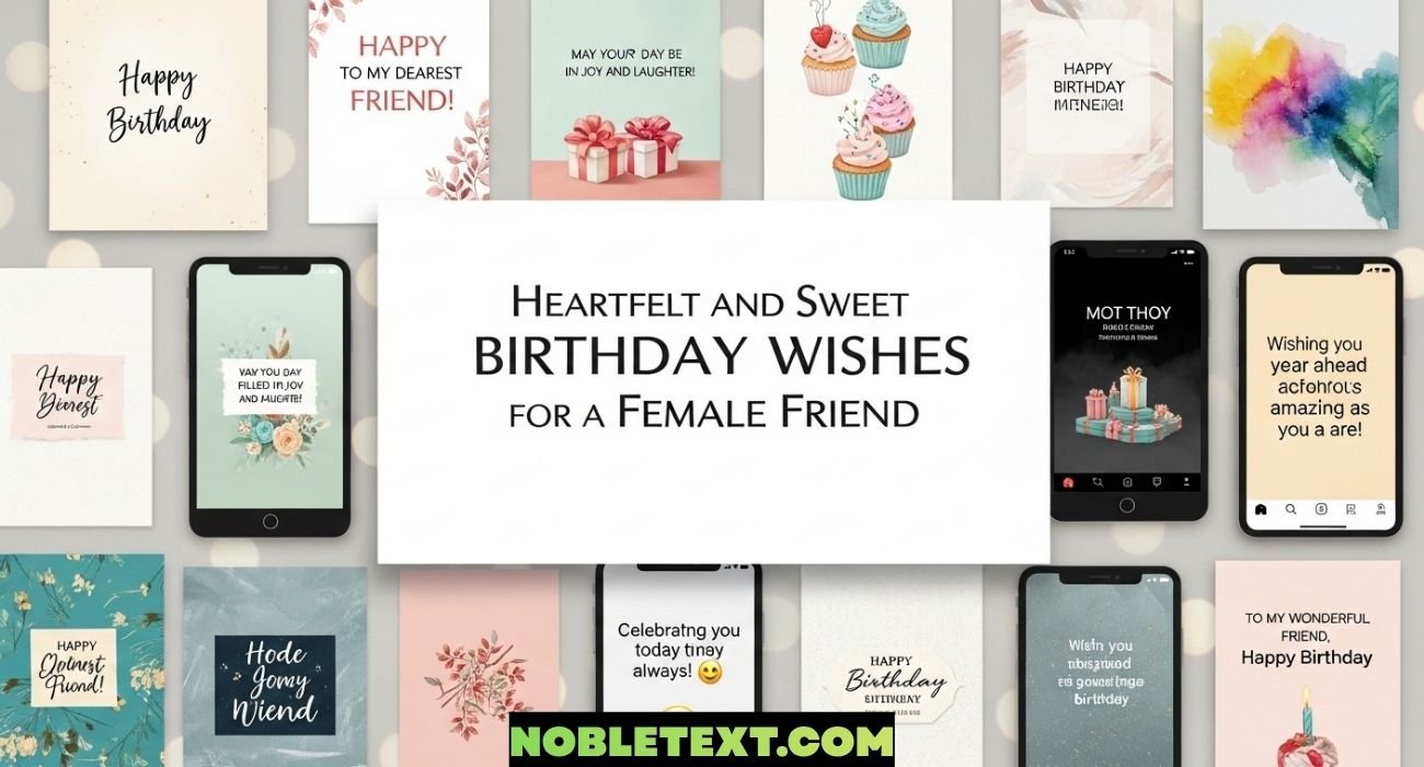 Heartfelt and Sweet Birthday Wishes for a Female Friend