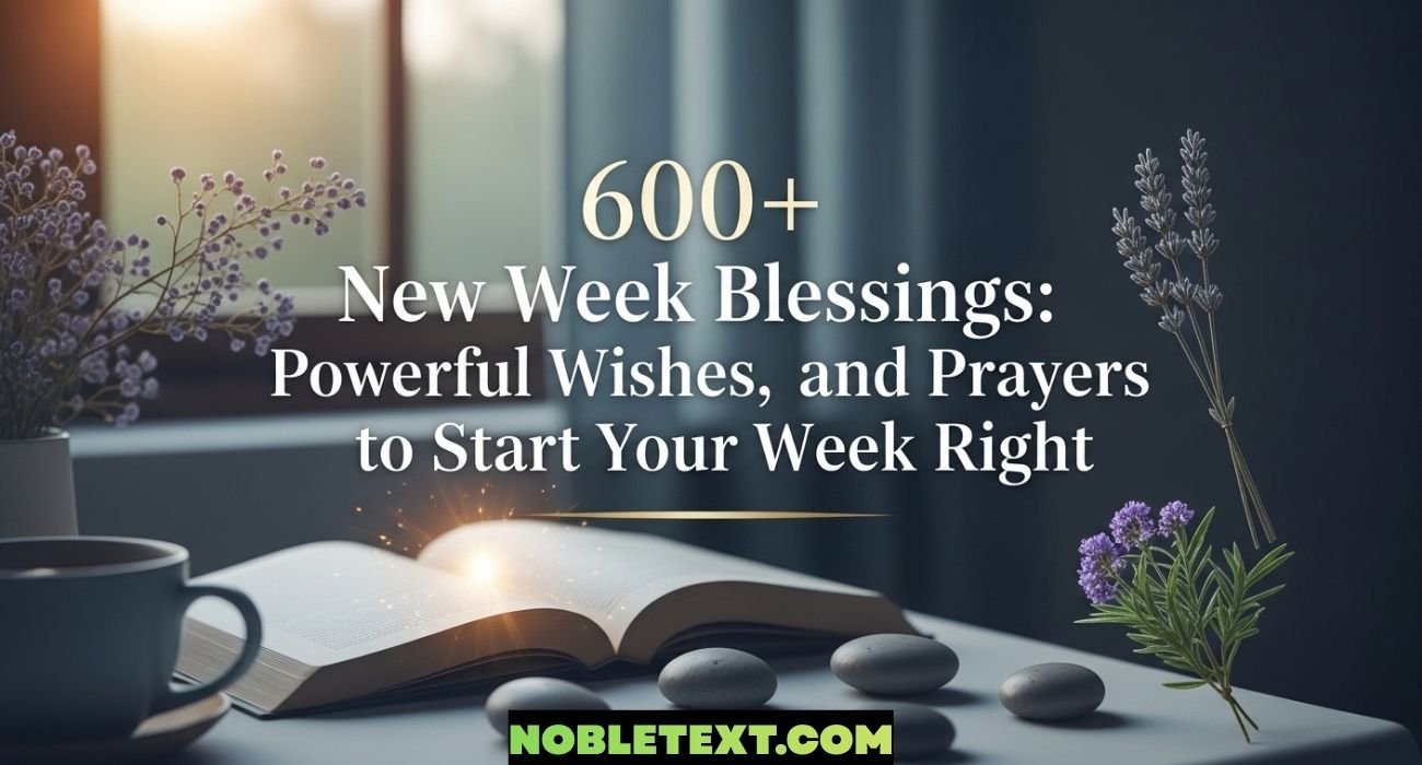 New Week Blessings